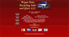 Desktop Screenshot of bryanautorecycling.com